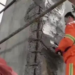 绵竹梁板柱楼梯空洞蜂窝剥落露筋等表面破损修补用高强聚合物修补砂浆